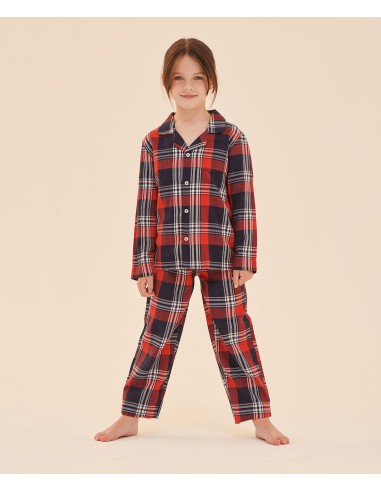 S-SM074-Kids Tartan Lounge Set